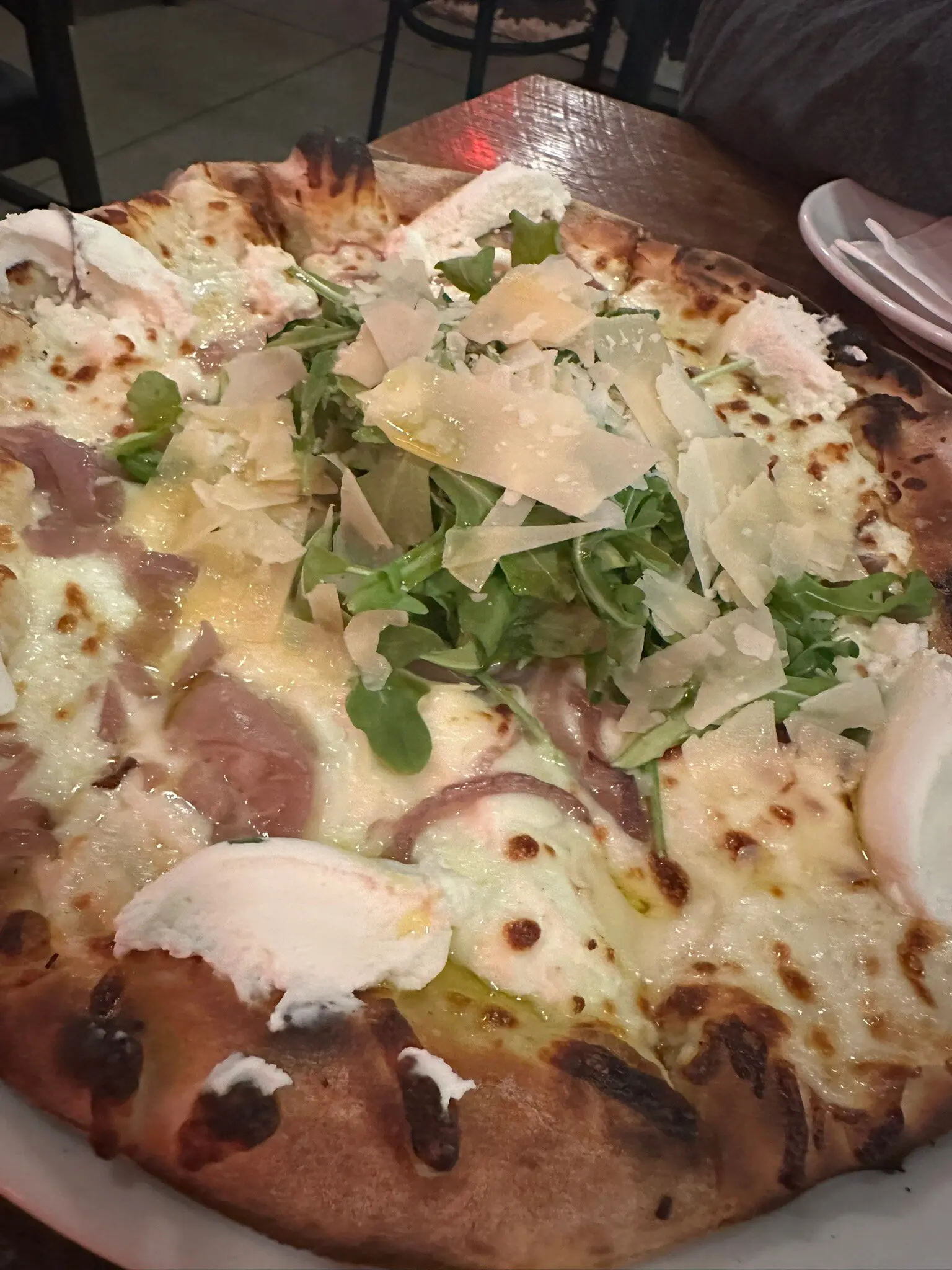 Salt & Olive signature dishes Truffle Pizza
Tortiglioni Verde
The Hunter Pizza